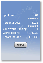 Records screen